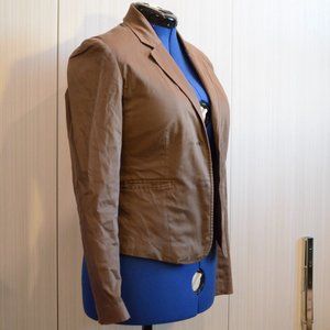 Brown fitted blazer